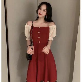 VÁY TRỄ VAI DÁNG XÒE TAY BỒNG CỰC XINH