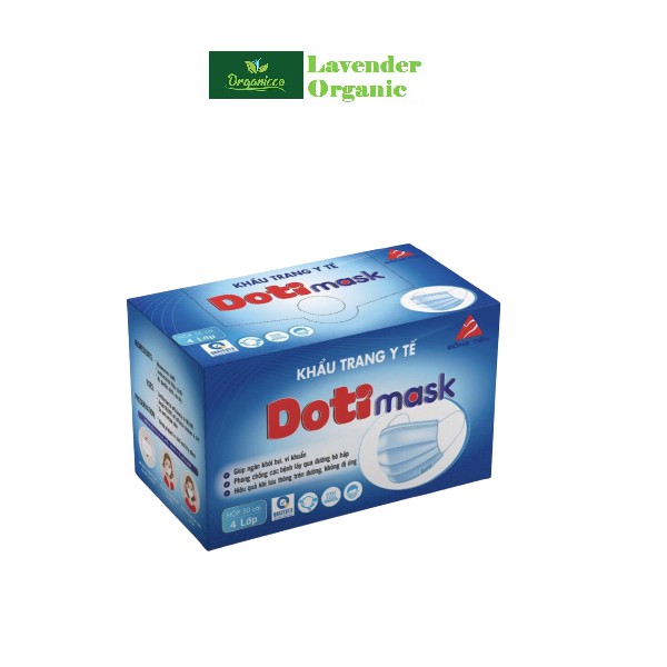 KHẨU TRANG Y TẾ 4 lớp kháng khuẩn hộp 50 cái chất lượng cao chuyên cung cấp cho các hệ thống Nhà thuốc và bệnh viện | BigBuy360 - bigbuy360.vn