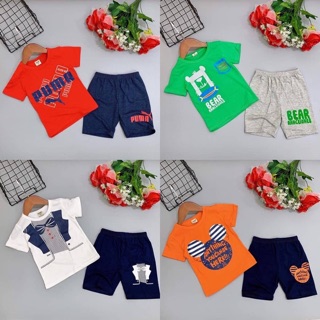 Bộ Cotton Bé Trai