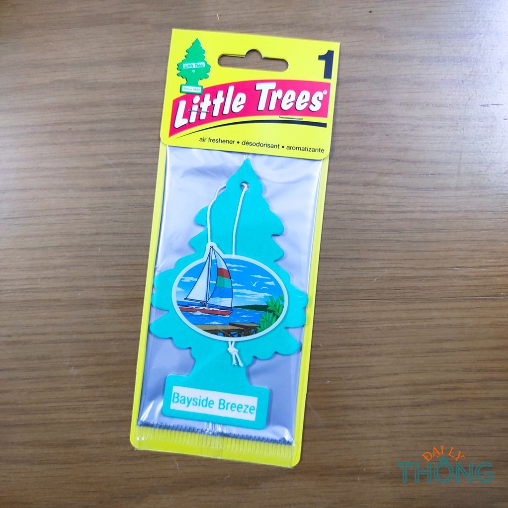 Cây Thông Thơm - Lá Thông Thơm LITTLE TREES Treo Xe, Khử Mùi Trên Xe Ô Tô, Phòng Ngủ, Tủ Quần Áo