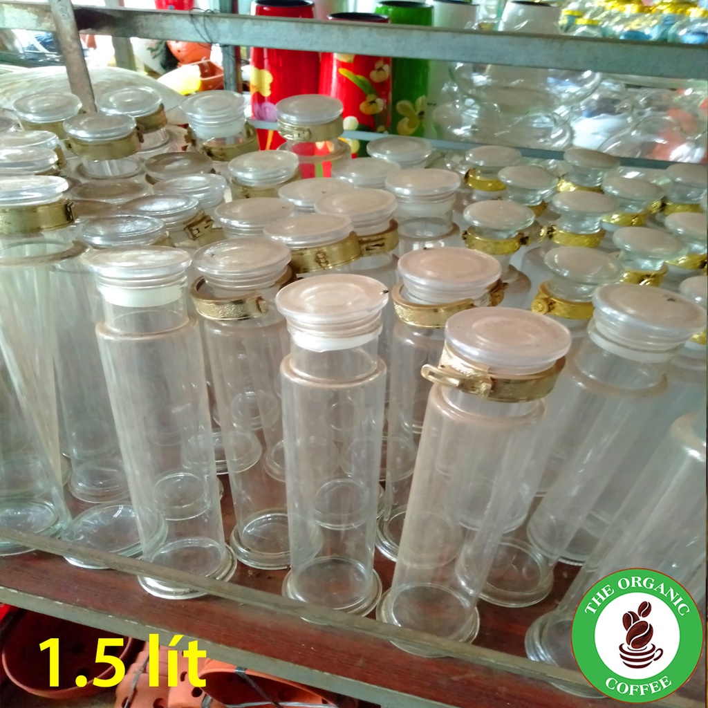 Bình Ngâm Rượu Thủy Tinh Ngâm Sâm