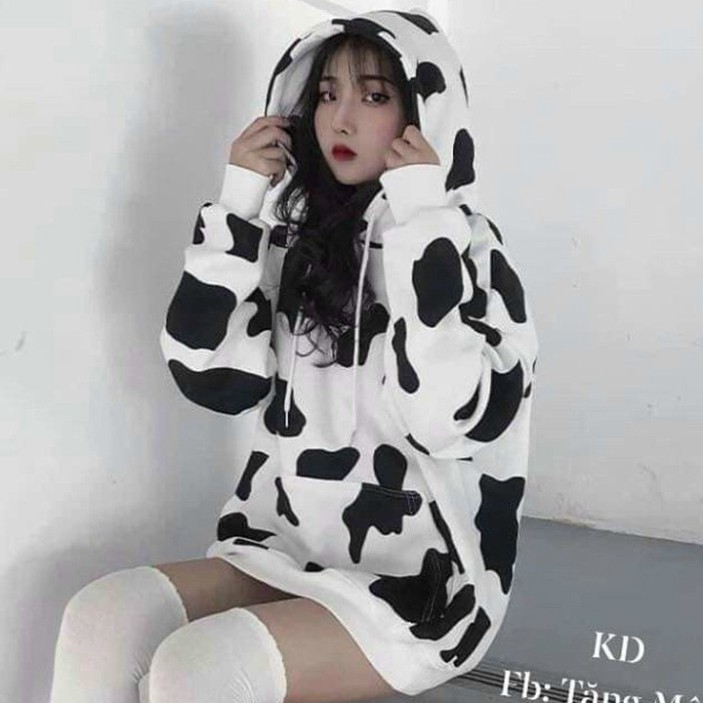ÁO HOODIE - ÁO KHOÁC NỈ NGOẠI Bò Sữa Cổ Chui (HD2420 - IN 3D) (Tino Shop) | BigBuy360 - bigbuy360.vn