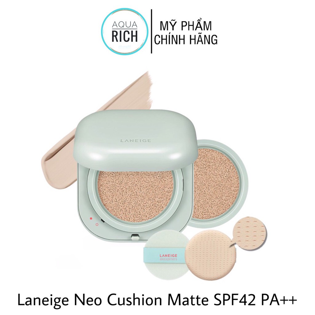 Phấn Nước Laneige Neo Cushion Matte SPF42 PA++