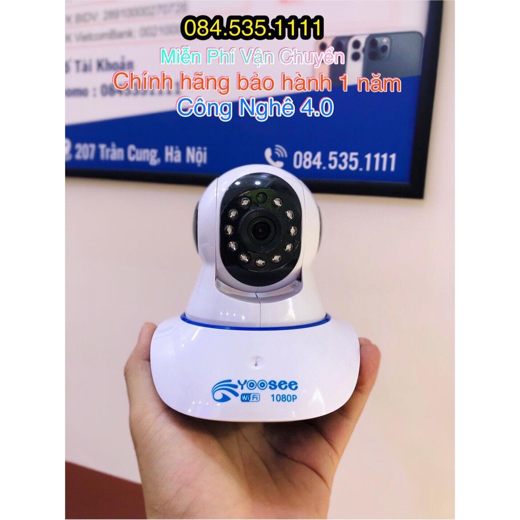 Camera Yoosee 3 râu 2.0 - Full HD 1080P kèm thẻ nhớ 32GB