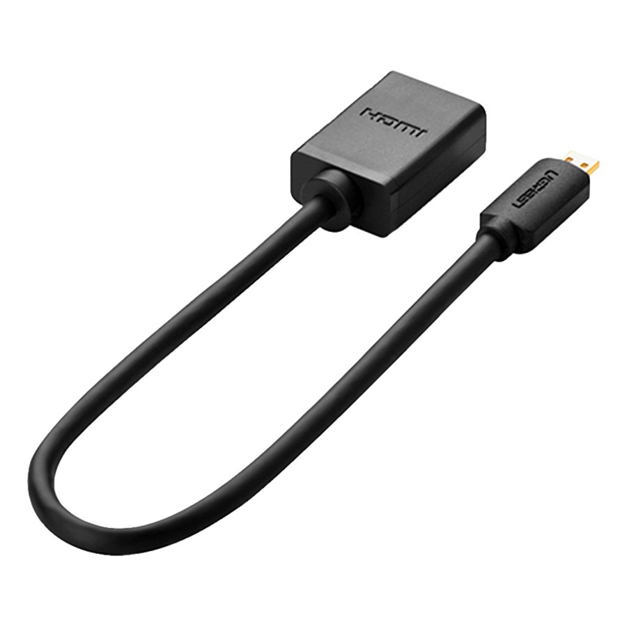 Cáp Chuyển Micro HDMI Sang HDMI UGREEN 20134 - Micro HDMI To HDMI - Hàng Chính Hãng