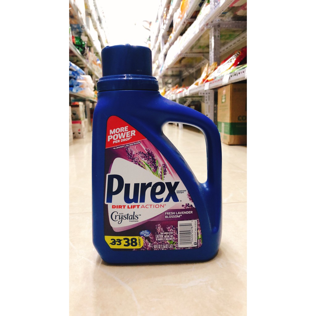 Nước giặt Purex Dirt Lift After the Rain - 1.47L Hương Lavender