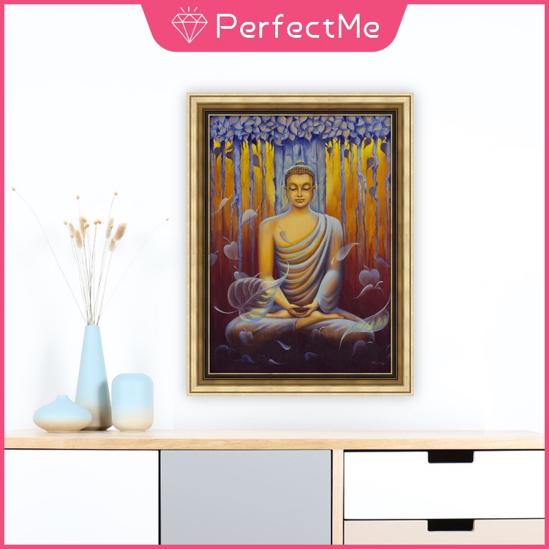 Bộ Tranh Đính Đá 5D Tự Làm 30x40cm Hình Phật Giáo Trang Trí Nhà Cửa