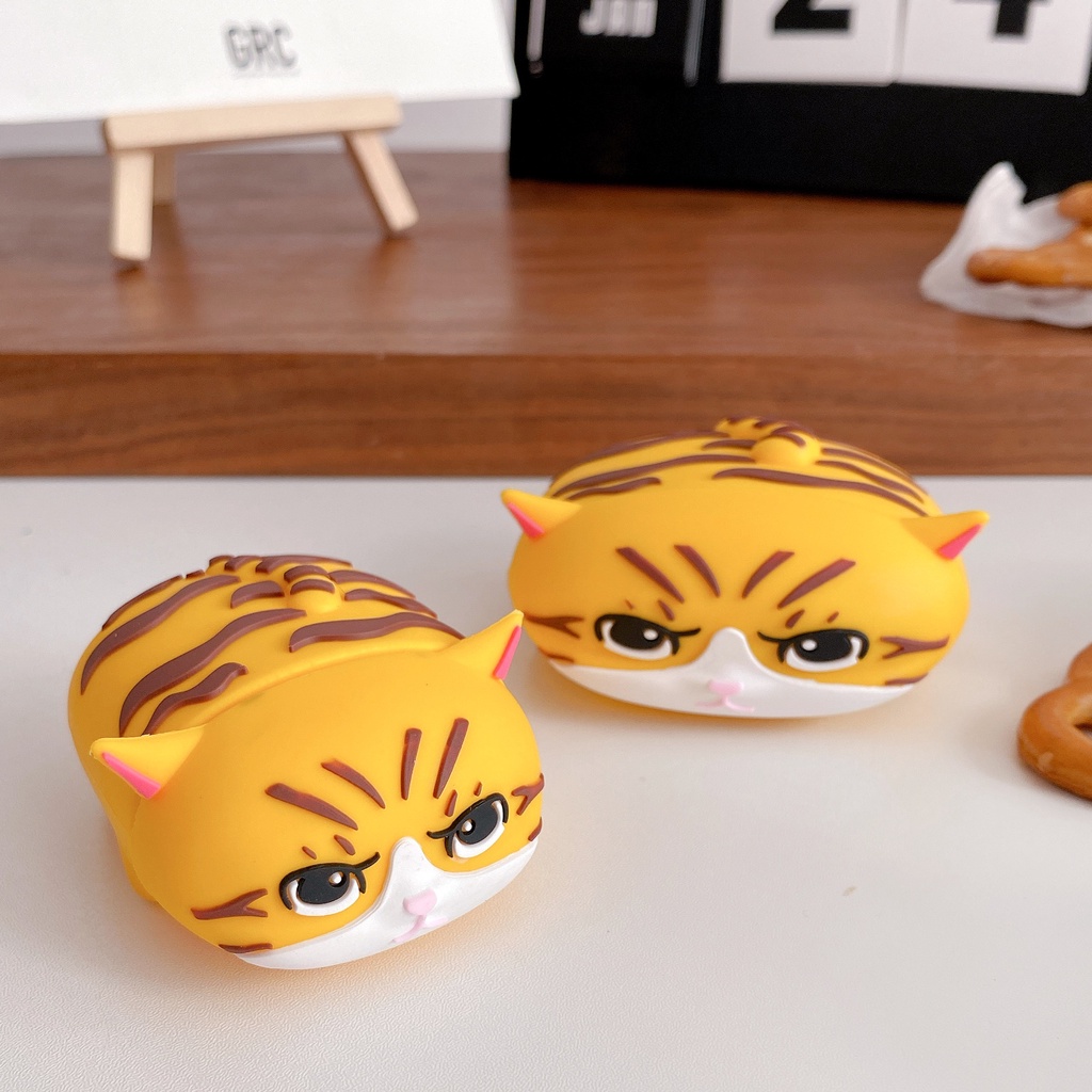 Vỏ Bảo Vệ Hộp Sạc Tai Nghe Airpods 3 Pro AirPods2gen Họa Tiết Mèo Nằm Nằm Dễ Thương 2021 Ốp