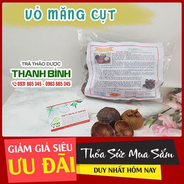 Vỏ Măng Cụt Khô 500g - Hàng Công Ty Đạt Chất Lượng