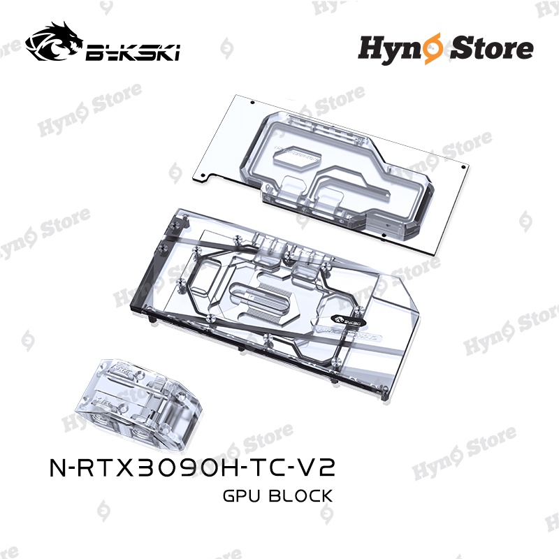 Block tản nhiệt nước VGA Bykski 2 mặt VRAM N-RTX3090H-TC-V2 Tản nhiệt nước custom - Hyno Store