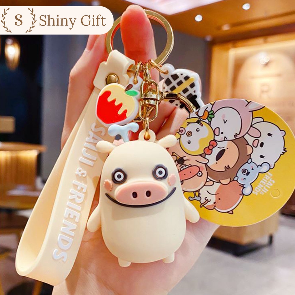 Móc khóa động vật siêu cute hot trend