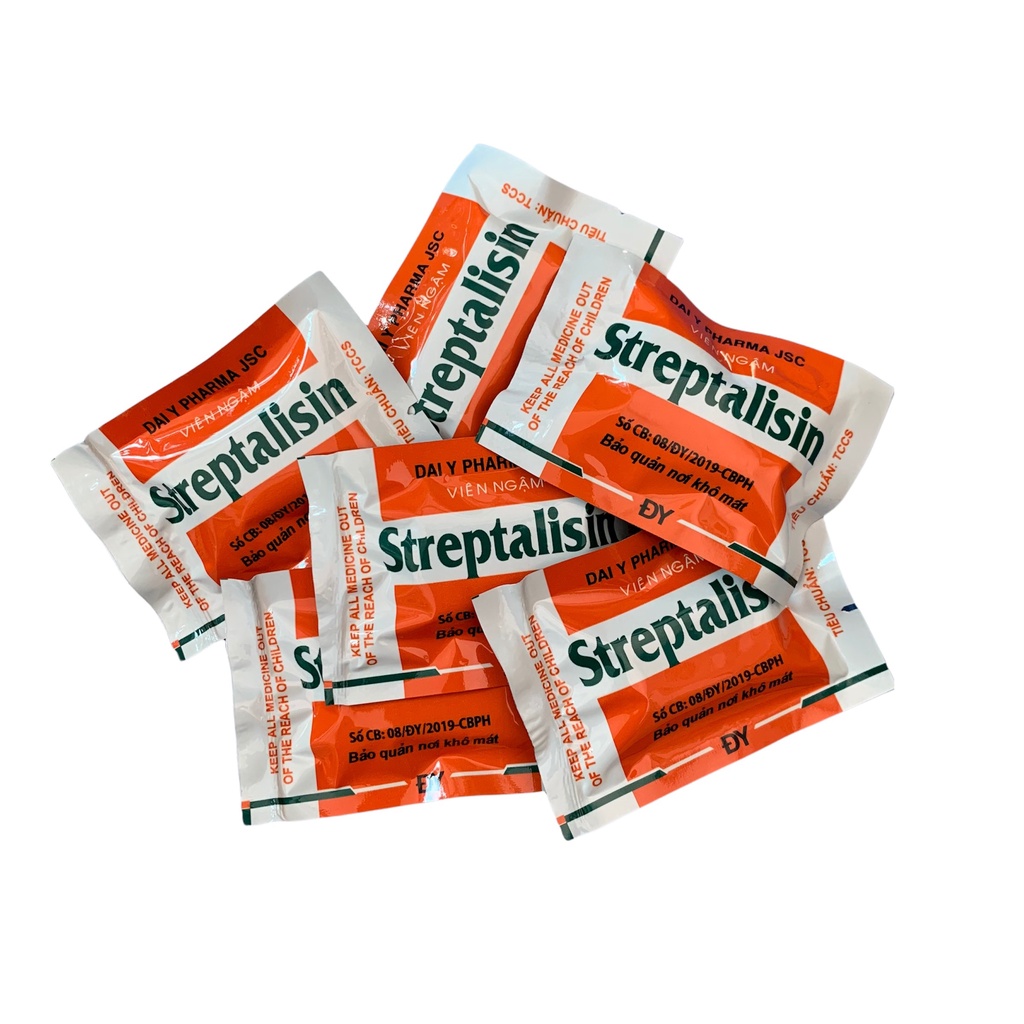 Kẹo ngậm ho STREPTALISIN - Hộp 200 viên