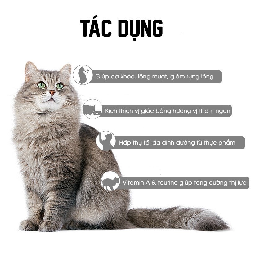 Hạt thức ăn cho mèo Cat's Eye 13,5kg dành cho mèo từ 3 tháng tuổi giảm mùi hôi và búi lông PETTOOLS