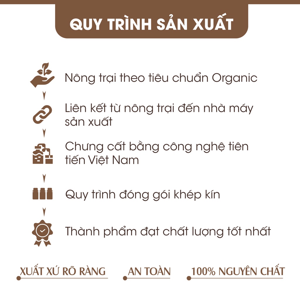 Tinh dầu Xá Xị Homer - Safrol Essential Oil - đạt chuẩn chất lượng kiểm định