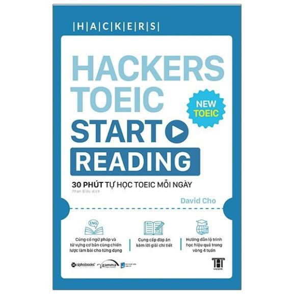 Sách - Combo Hackers Toeic Start Listening + Hackers Toeic Start Reading + Hackers Toeic Vocabulary [AlphaBooks]