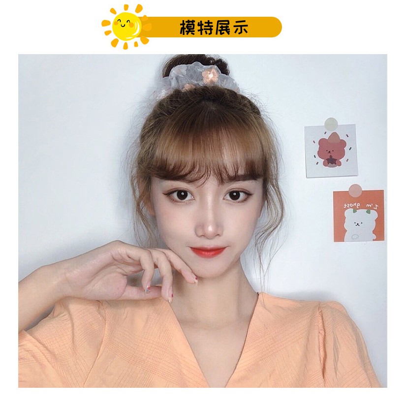 Xiaozhainv Dây buộc tóc thiết kế đơn giản trẻ trung cho nữ