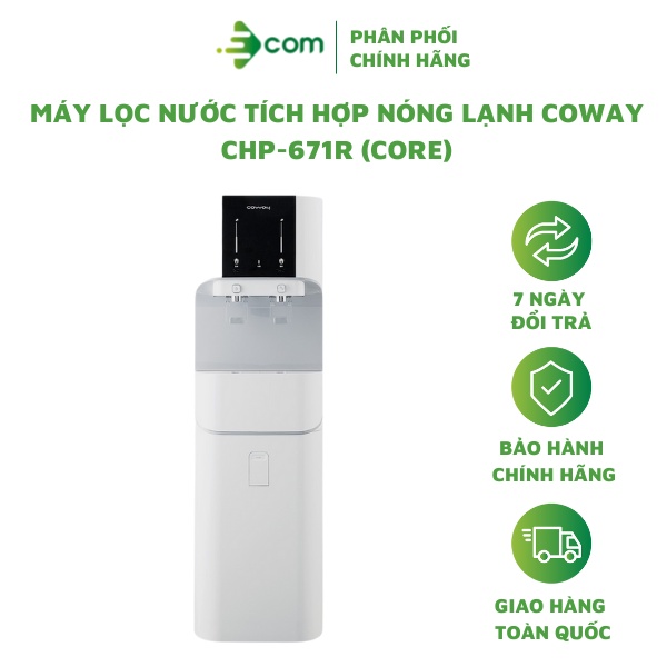 Máy lọc nước tích hợp nóng lạnh Coway CHP-671R (CORE) - hàng chính hãng