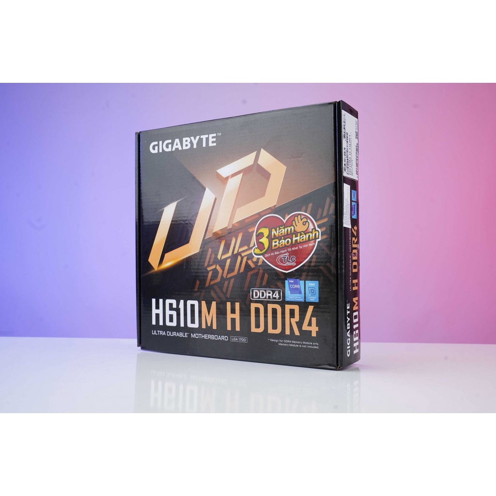 Mainboard gigabyte H610M H SOCKET 1700 (khe M2 NVME, Cổng HDMI, 2 khe Ram DDR4) CHÍNH HÃNG BH 3 NĂM