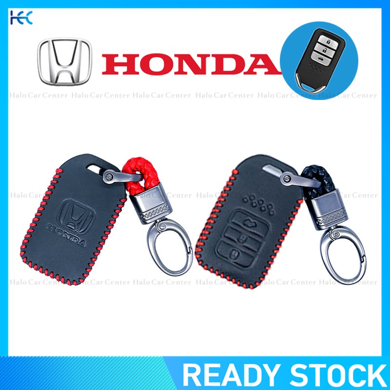 Bao Da Thật 100% Bảo Vệ Chìa Khóa Xe Hơi Honda City Hrv Brv Jazz Crv Accord Civic