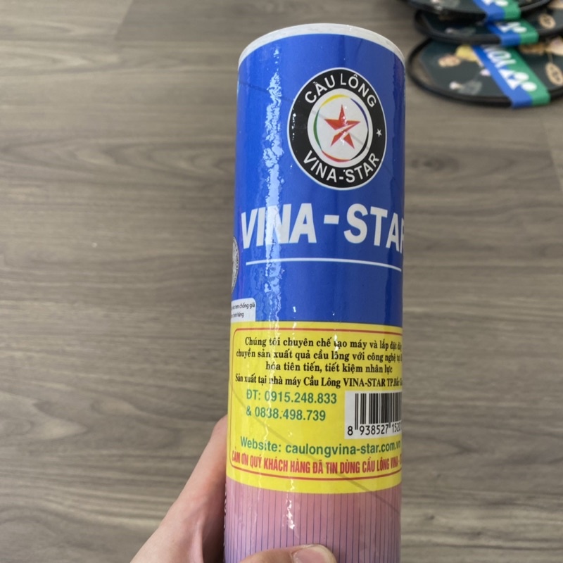 1 Hộp cầu lông VINA STAR -12 quả - chính hãng, chuẩn thi đấu, giá rẻ