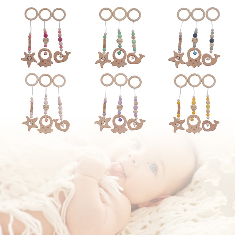 Bộ 3 Mặt Dây Chuyền Hình Tàu Lửa / Xe Lửa / Mắt / Bàn Tay Cho Bé