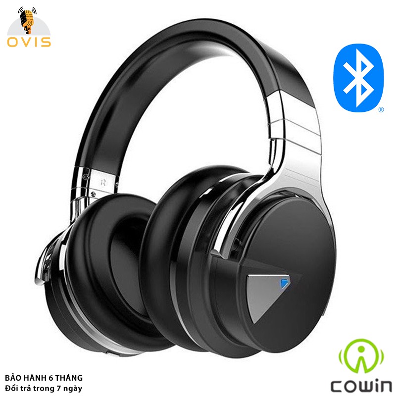 [BH 1 ĐỔI 1] Tai Nghe Nhạc Bluetooth Bass Mạnh Cowin E7, E7 Pro