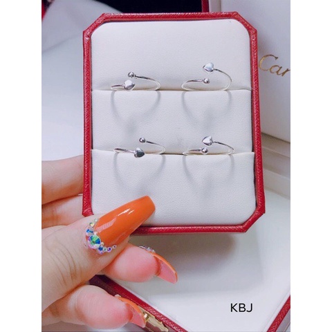 Nhẫn nữ bạc ta mặt tim nhỏ xinh xắn - Kho sỉ bạc Nhất Linh