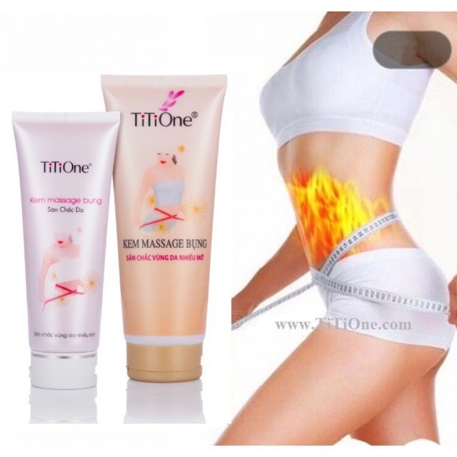 Kem massage tan mỡ bụng TiTiOne [200g,350g]