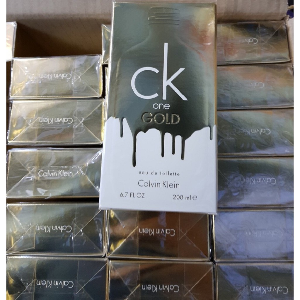 Nước Hoa Unisex (nam, nữ) 200ml Calvin Klein CK One Gold, Hana18 cung cấp hàng 100% chính hãng