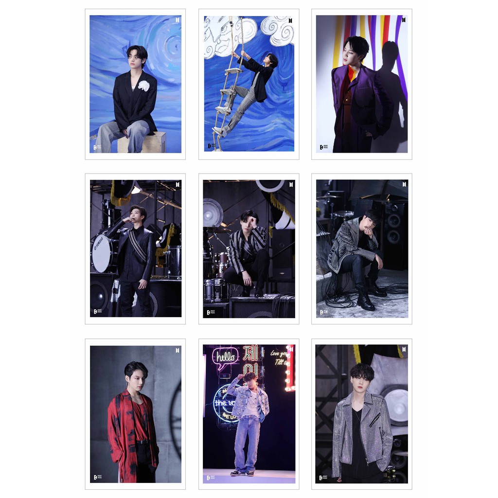 [Ép Lụa] Lomo Card 18 Ảnh BTS -MAP OF THE SOUL ONE SKETCH