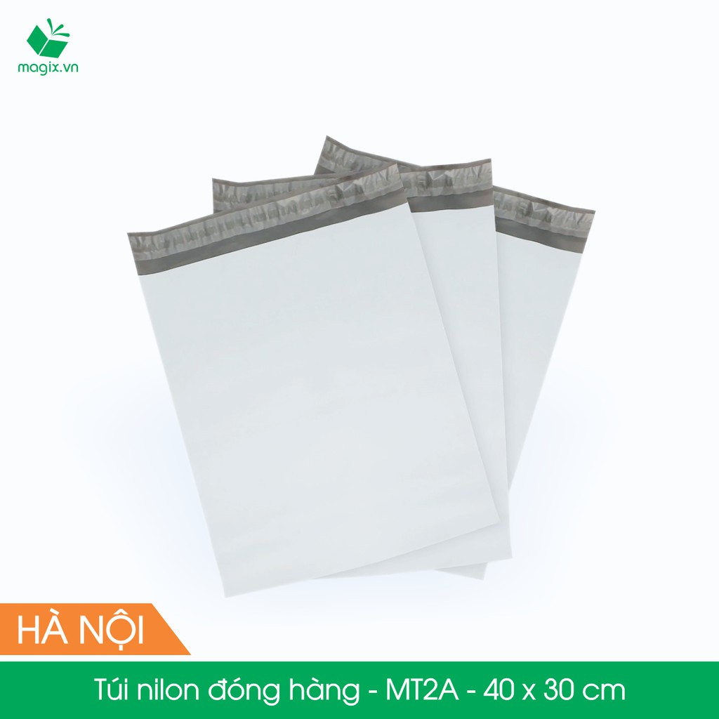 MT2A - 40x30 cm - 200 túi nilon 2 lớp đóng hàng thay thùng hộp carton