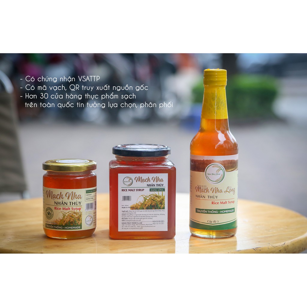 Mạch nha Quảng Ngãi từ gạo và Mộng Lúa