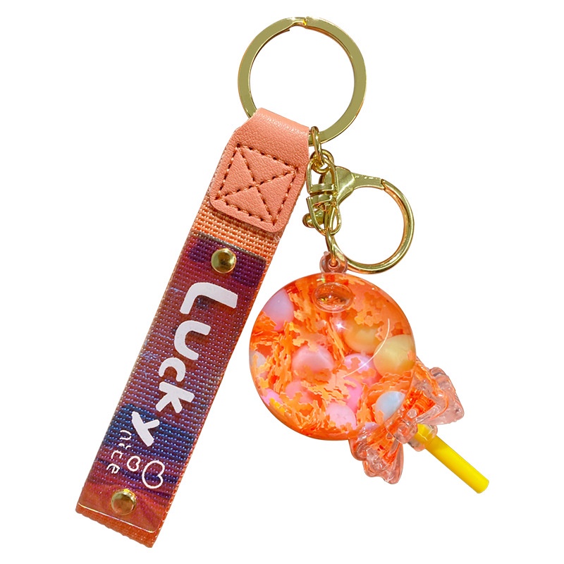 Móc Khóa Hình Viên Kẹo Mút Dễ Thương