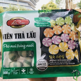 Viên thả lẩu vị phô mai trứng muối ngon dòi sần sật