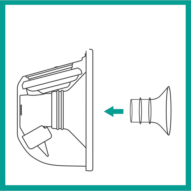 ĐỆM HẠ SIZE PHỄU - ĐỆM GIẢM SIZE PHỄU MÁY HÚT SỮA