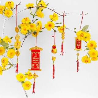Phụ kiện treo đào, quất tết