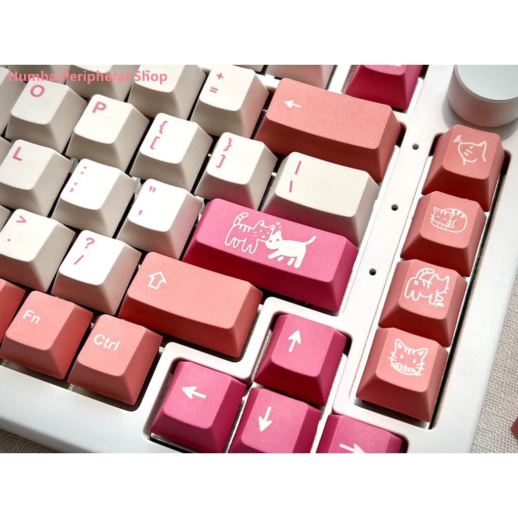 Bàn Phím Cơ Humha Orange Boi R2 140 Phím Chất Liệu PBT Nhuộm Màu Xinh Xắn