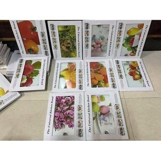 Thớt thủy tinh hoa văn 3D