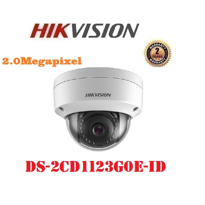 Camera IP Dome hồng ngoại 2.0 Megapixel HIKVISION DS-2CD1123G0E-ID