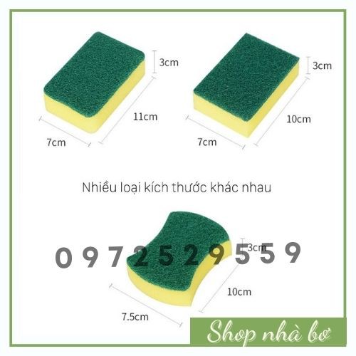 Miếng cọ rửa bát - Miếng bọt biển cọ rửa xoong nồi