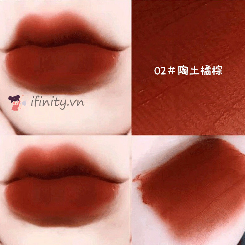 DAIMANPU Son Lì Lip Glaze Môi Bùn Son Môi Bóng Mờ Mờ Nhung Chống Thấm | BigBuy360 - bigbuy360.vn
