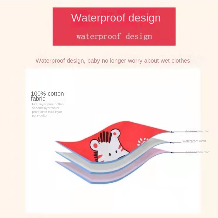 Set 10 Yếm Ăn Tam Giác Bằng Cotton Hai Lớp In Họa Tiết Hoạt Hình Có Thể Điều Chỉnh Cho Bé