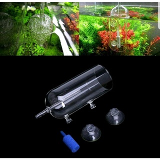Cốc sủi oxy thuỷ tinh chống văng nước