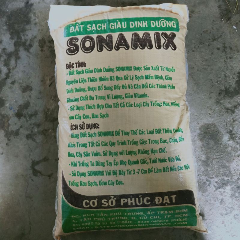 Đất Sạch Trồng Rau sonamix