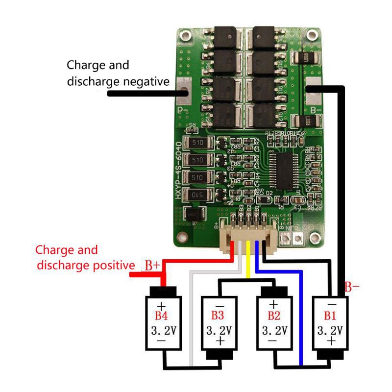 Bảng Mạch Cân Bằng Pin Cc 4s 12.8v 32650