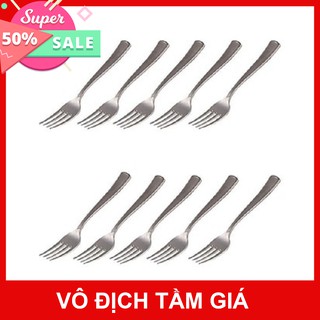 Dĩa ăn inox , dĩa cắm hoa quả