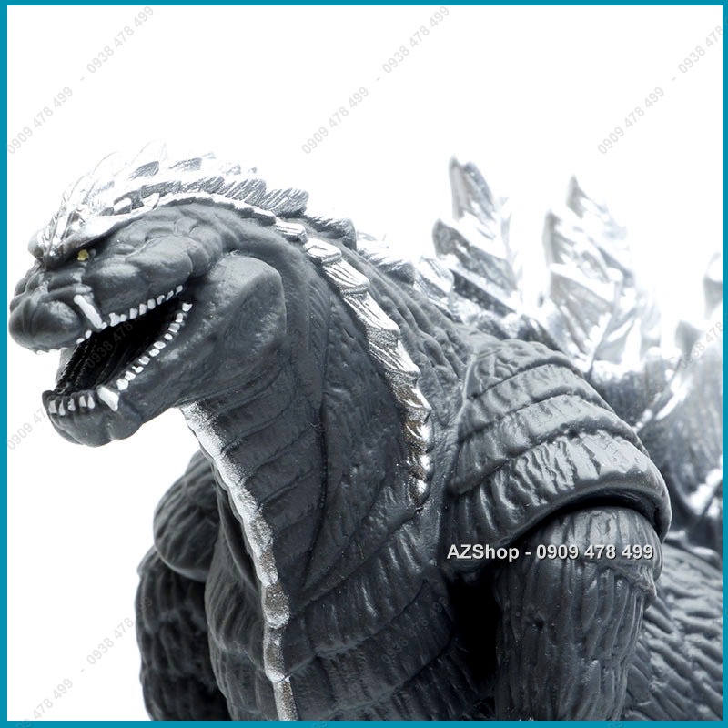Mô Hình Khủng Long Godzilla Đen Xám - Cao 16cm