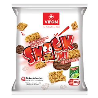 MÌ TRẺ EM SNACK ĂN LIỀN VIFON VỊ BÒ NƯỚNG - PHÔ MAI 40G