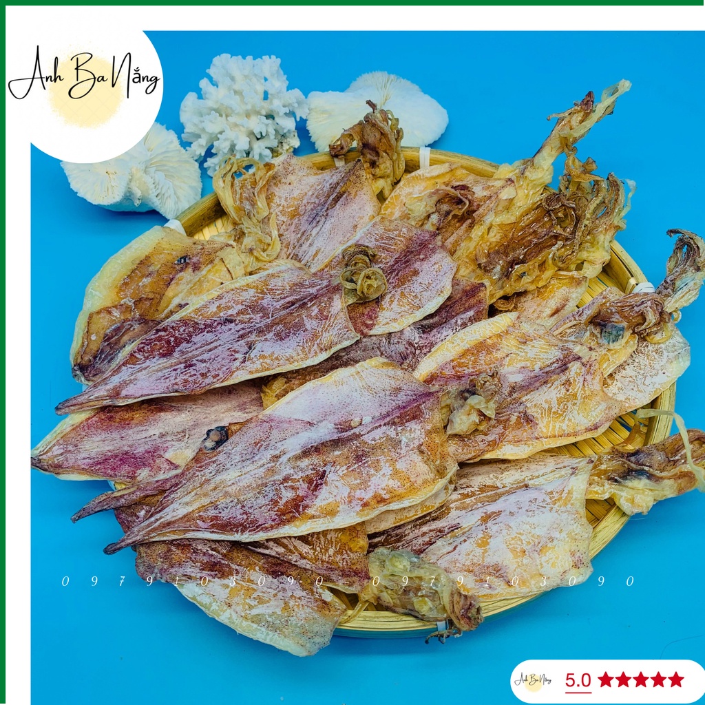 Mực Khô Size Trung , Khô Mực Ngon Chất Lượng Dai Ngọt Thơm Ngon Khi Ăn - ANH BA NẮNG