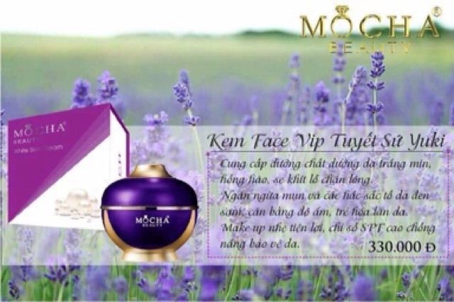 Kem tuyết sứ mocha .sử dụng vừa chống nắng vừa make up nhé khách yêu .da sẽ hồng se khít lổ chân lông sau 7 ngàysử dụnga